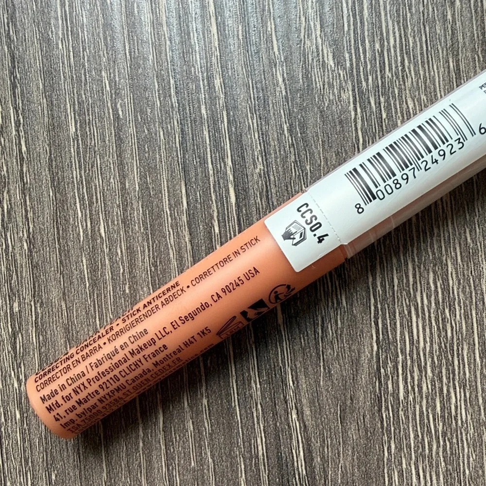 ❤️$4 NWT NYX Pro Fix Stick Correcting Concealer in Shade Dark Peach .05oz